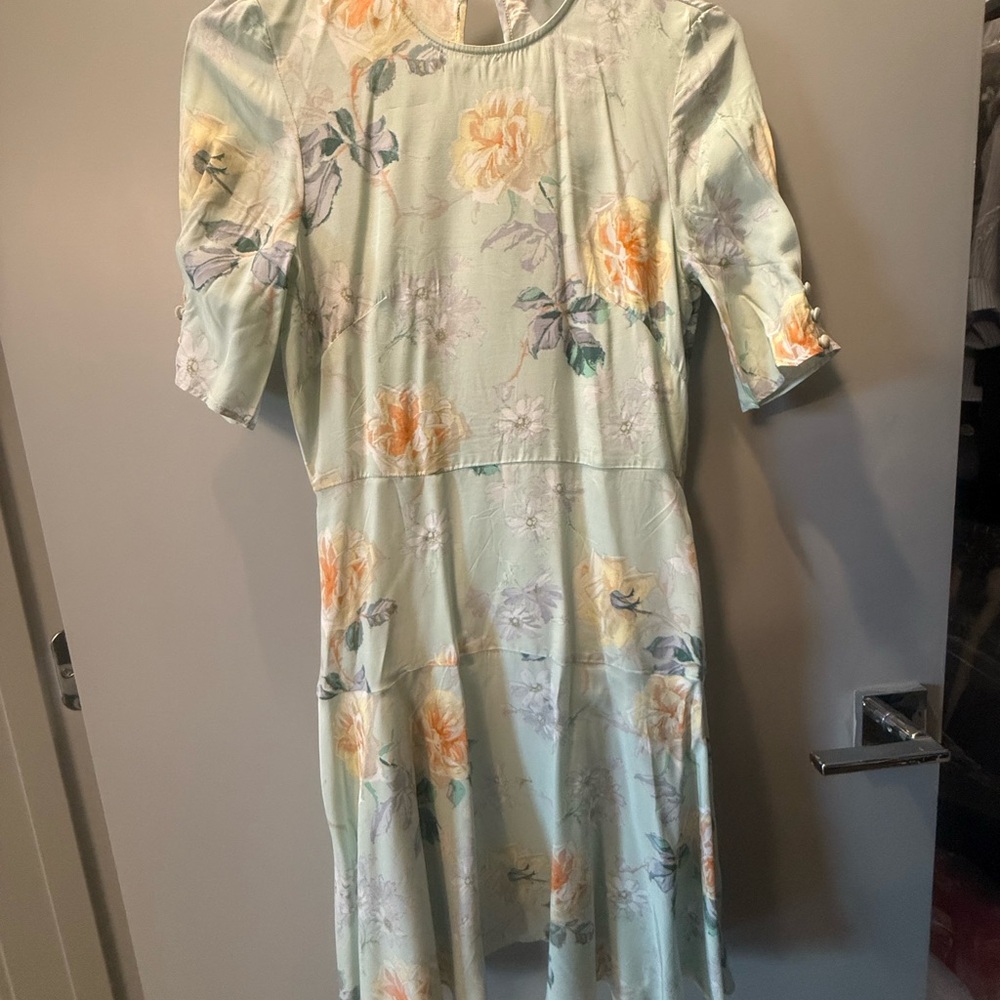 & Other Stories Pastel Floral Long Sleeve Dress